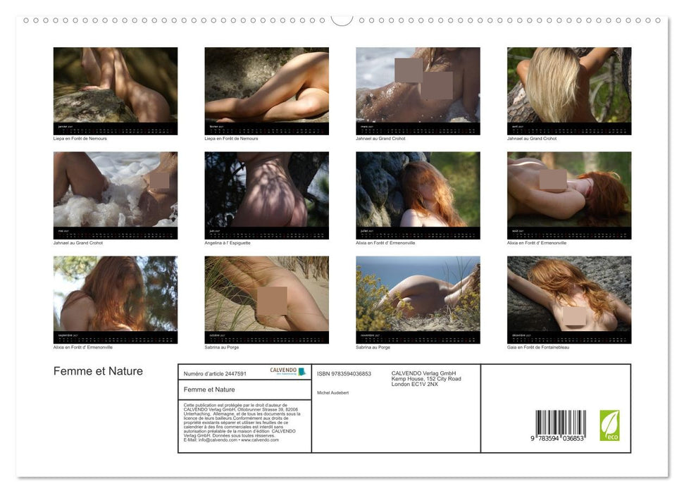 Femme et Nature (CALVENDO Calendrier supérieur 2027)
