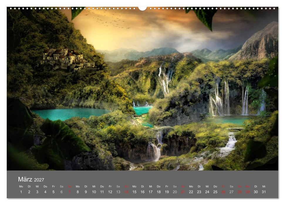 Zwielicht - Fantasylandschaften (CALVENDO Wandkalender 2027)