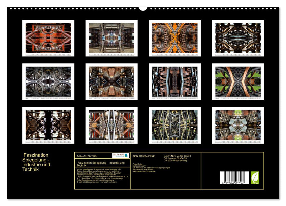 Faszination Spiegelung - Industrie und Technik (CALVENDO Premium Wandkalender 2027)