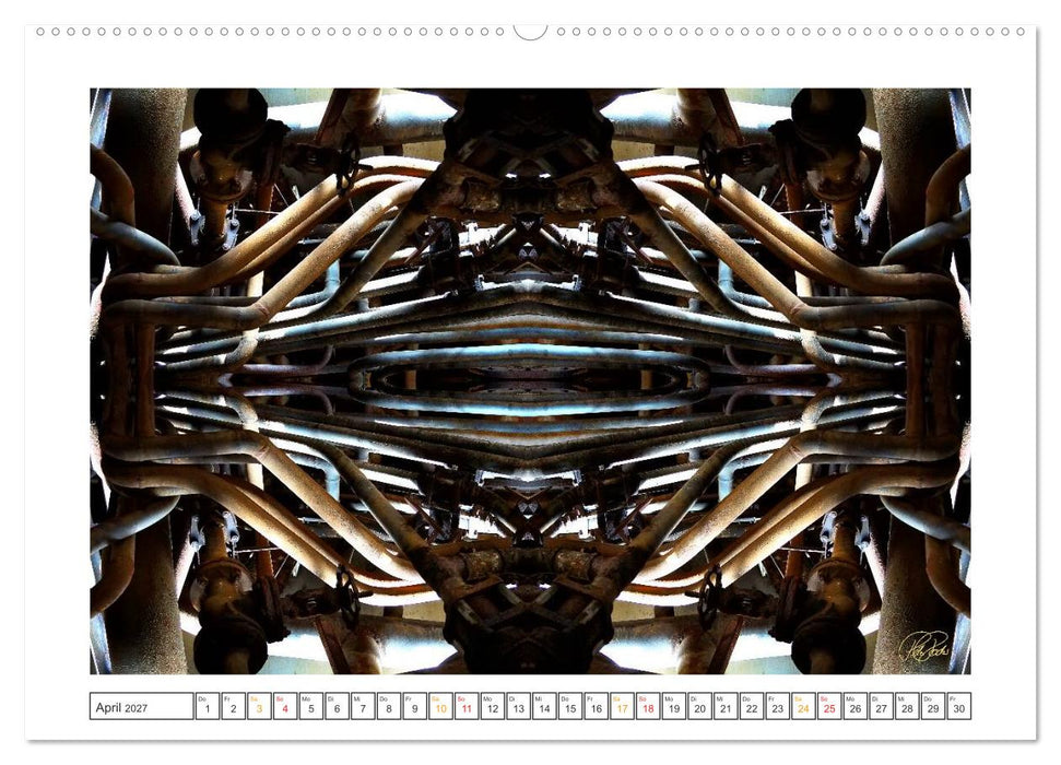 Faszination Spiegelung - Industrie und Technik (CALVENDO Premium Wandkalender 2027)