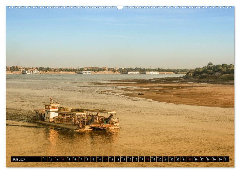 Abenteuer auf dem Nil. Eine Reise von Luxor nach Abu Simbel (CALVENDO Premium Wandkalender 2027)