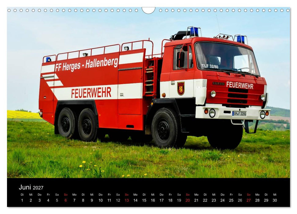 Einsatzfahrzeuge (CALVENDO Wandkalender 2027)