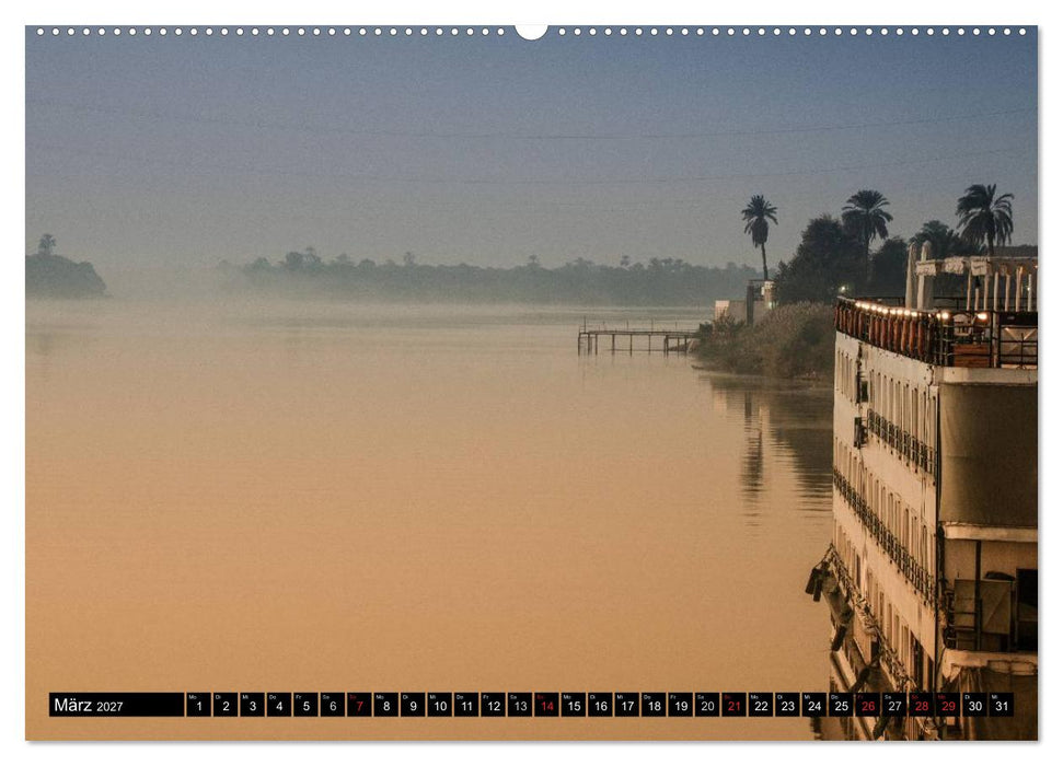 Abenteuer auf dem Nil. Eine Reise von Luxor nach Abu Simbel (CALVENDO Wandkalender 2027)
