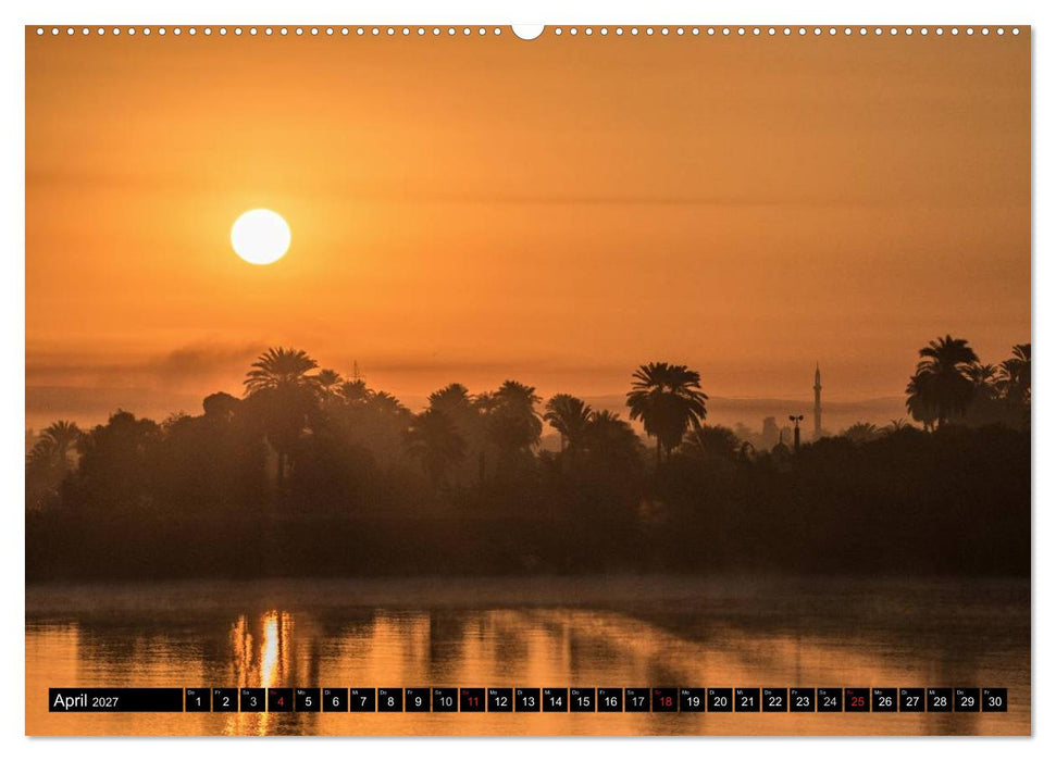 Abenteuer auf dem Nil. Eine Reise von Luxor nach Abu Simbel (CALVENDO Wandkalender 2027)