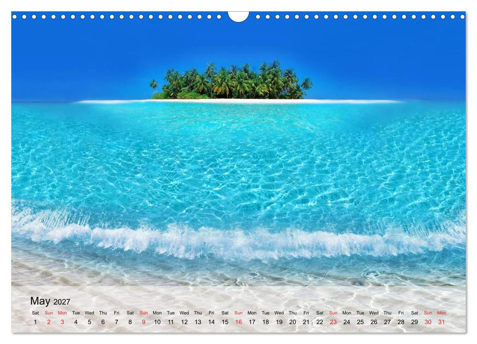 French Polynesia Paradise in the South Pacific (CALVENDO Monthly Calendar 2027)