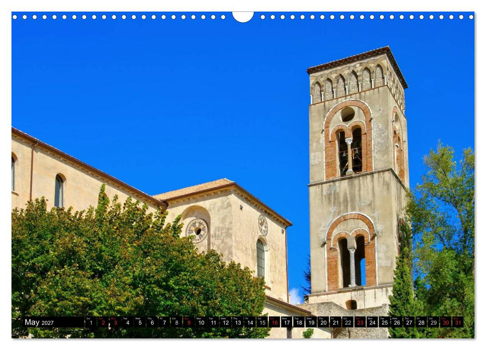 Amalfi Coast and Campania (CALVENDO Monthly Calendar 2027)