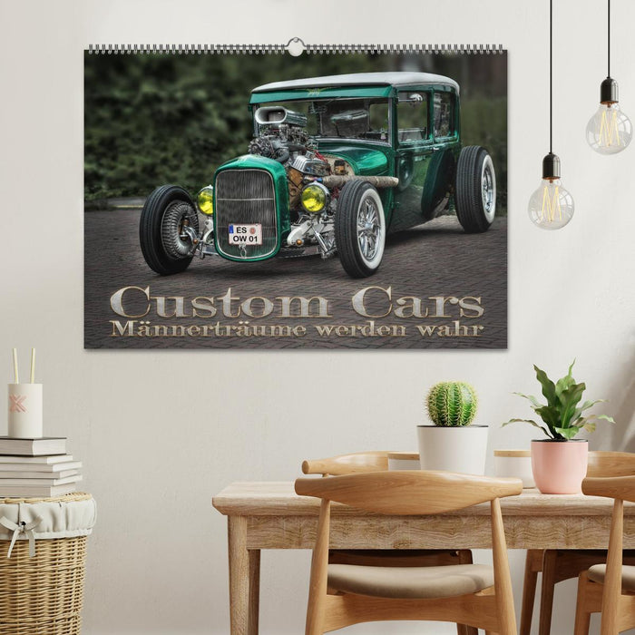 Custom Cars - Männerträume werden wahr (CALVENDO Wandkalender 2027)