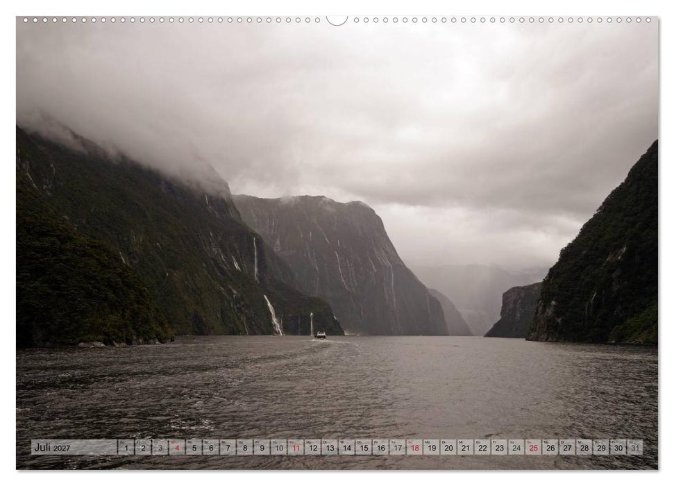 Kia ora, Aotearoa - Wunderbares Neuseeland (CALVENDO Premium Wandkalender 2027)