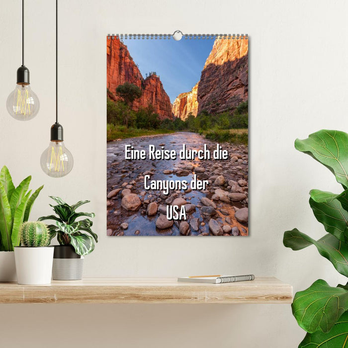 Eine Reise durch die Canyons der USA (CALVENDO Wandkalender 2027)
