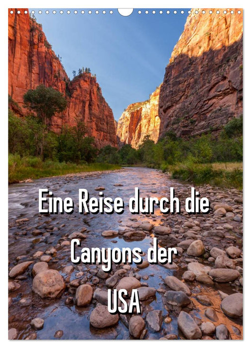 Eine Reise durch die Canyons der USA (CALVENDO Wandkalender 2027)
