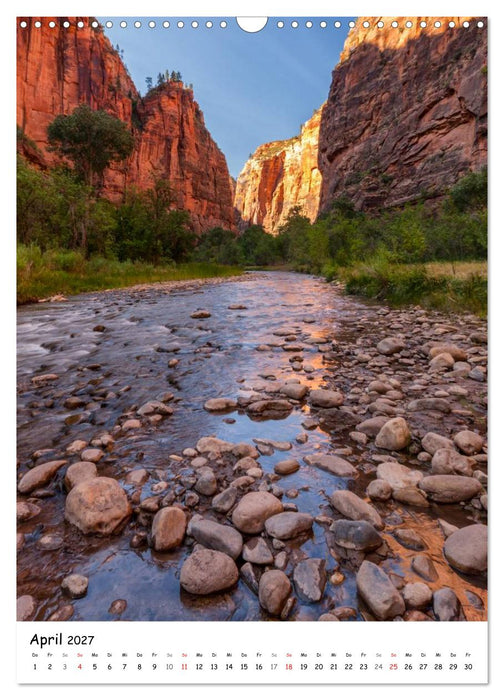 Eine Reise durch die Canyons der USA (CALVENDO Wandkalender 2027)