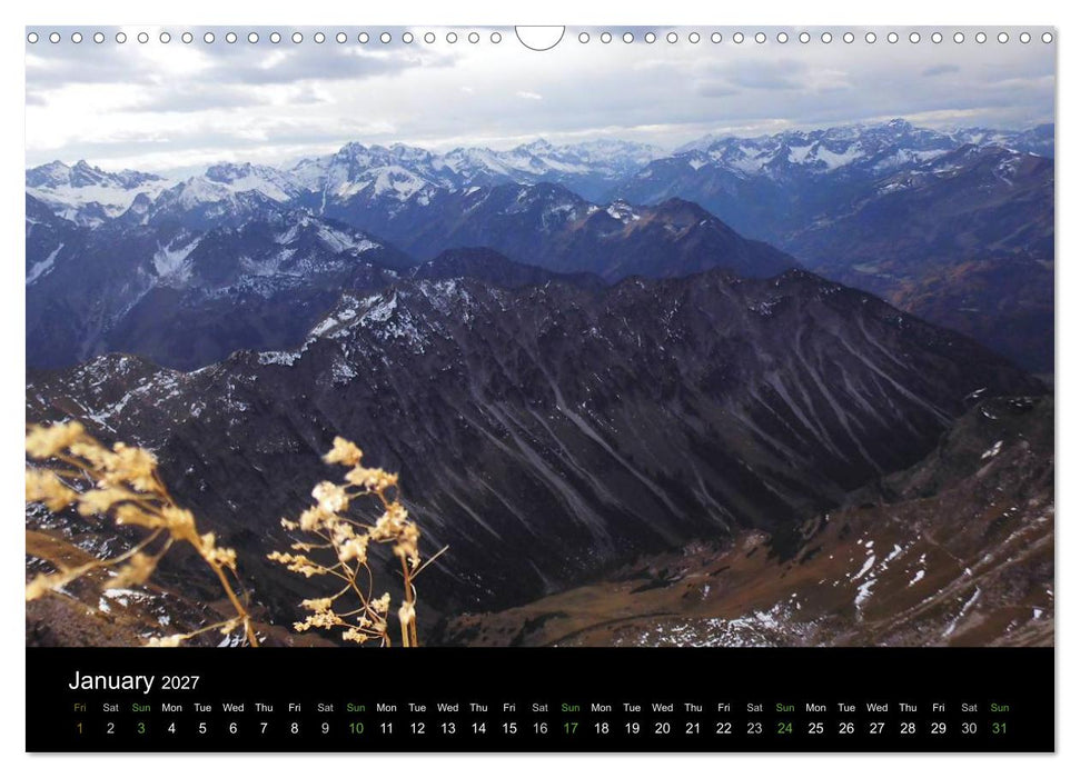 Beautiful Bavarian Alps (CALVENDO Monthly Calendar 2027)