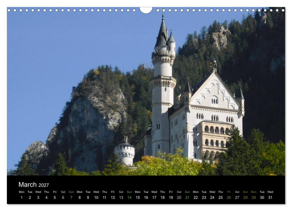 Beautiful Bavarian Alps (CALVENDO Monthly Calendar 2027)