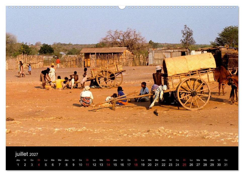 Madagascar L'île aux merveilles (CALVENDO Calendrier supérieur 2027)