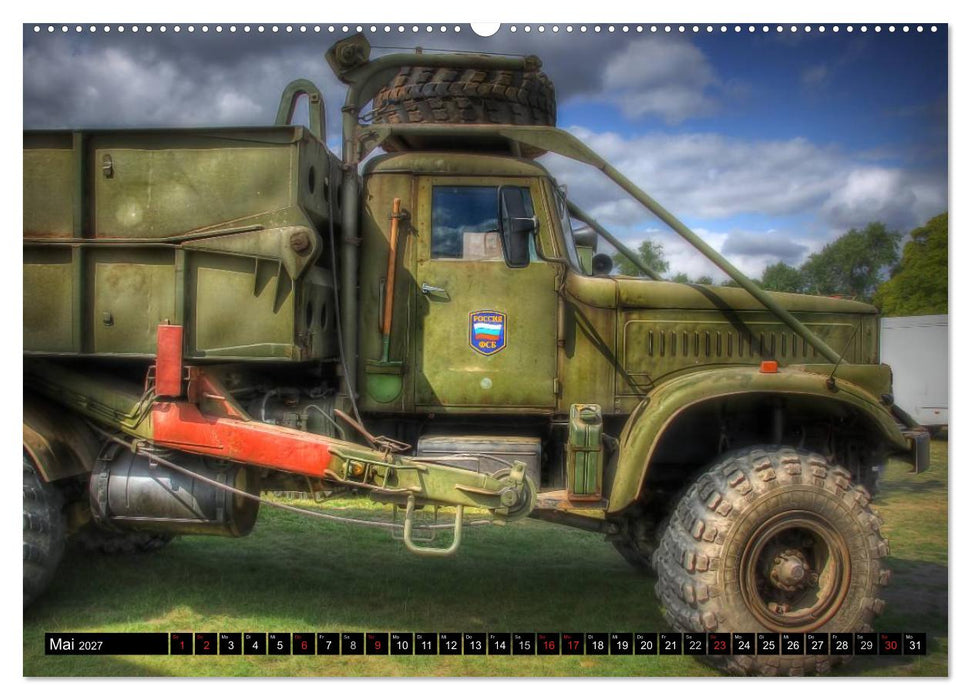 alte Kämpfer- Militärfahrzeuge des Ostblocks (CALVENDO Premium Wandkalender 2027)