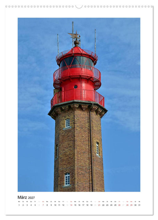 Leuchttürme - Impressionen der stillen Wachposten am Ufer (CALVENDO Wandkalender 2027)