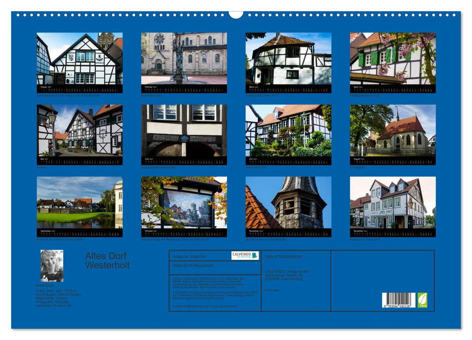 Altes Dorf Westerholt (CALVENDO Wandkalender 2027)