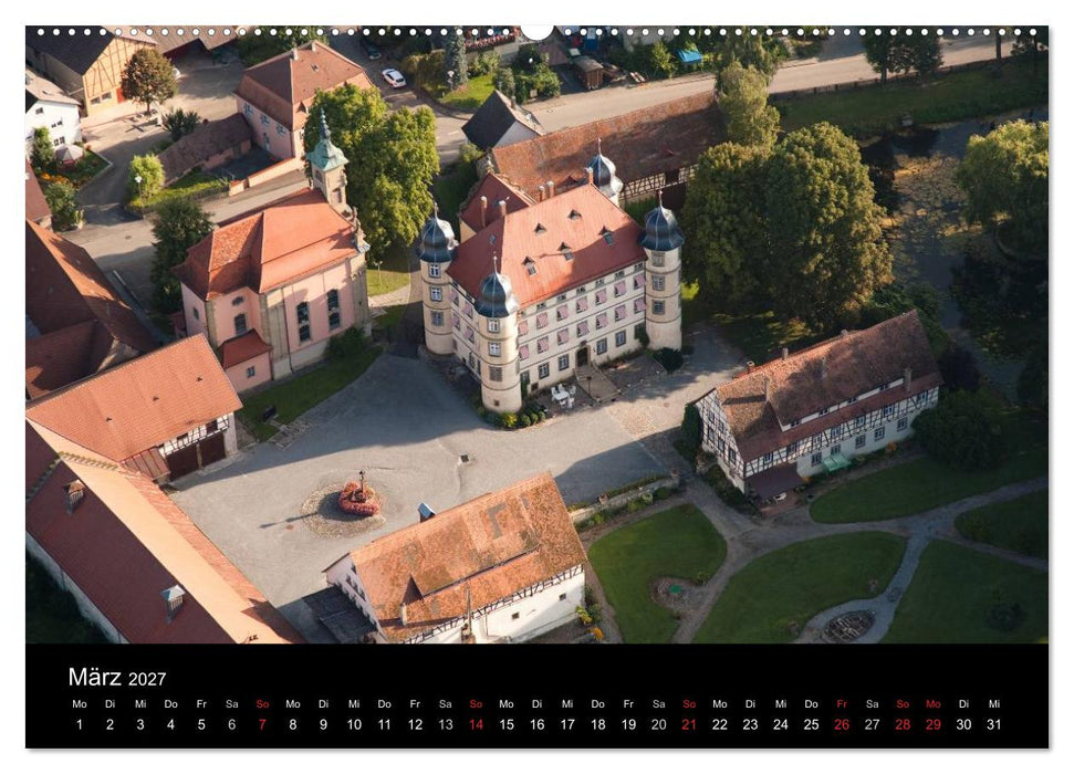 Hohenlohe von oben (CALVENDO Premium Wandkalender 2027)