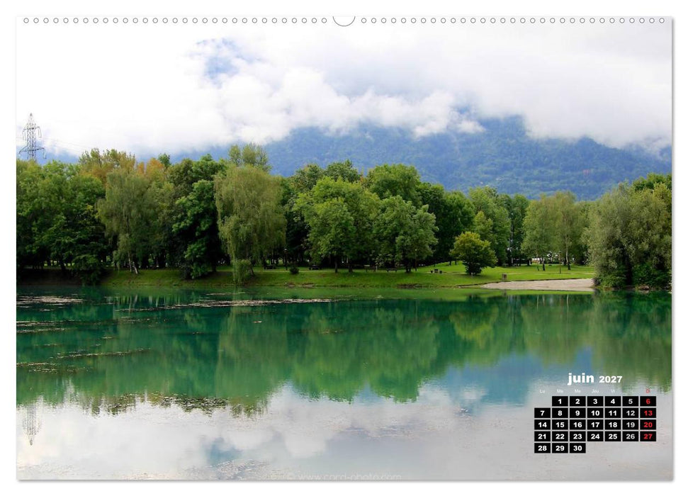 Les paysages de montagne Haute-Savoie (CALVENDO Calendrier supérieur 2027)