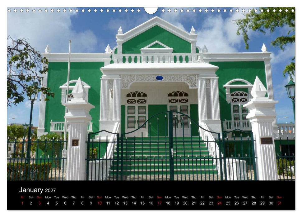Monuments of Aruba 2027 (CALVENDO Monthly Calendar 2027)