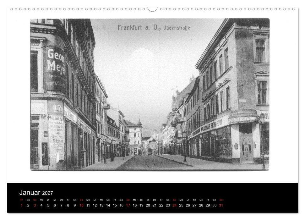 FFO-Geschichten. Historische Ansichtskarten aus Frankfurt (Oder) (CALVENDO Wandkalender 2027)