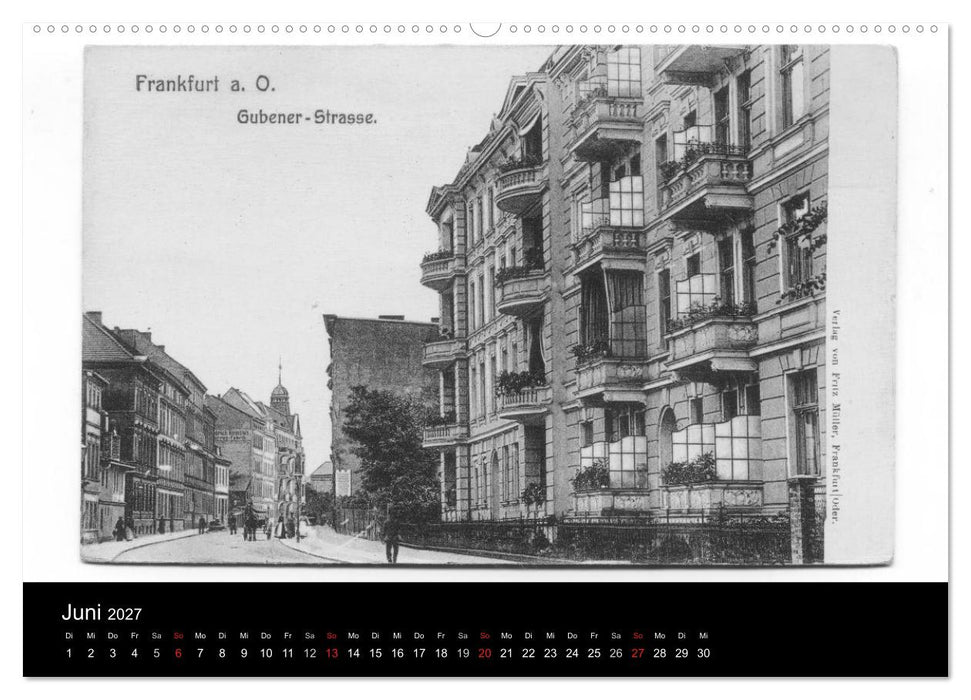 FFO-Geschichten. Historische Ansichtskarten aus Frankfurt (Oder) (CALVENDO Wandkalender 2027)