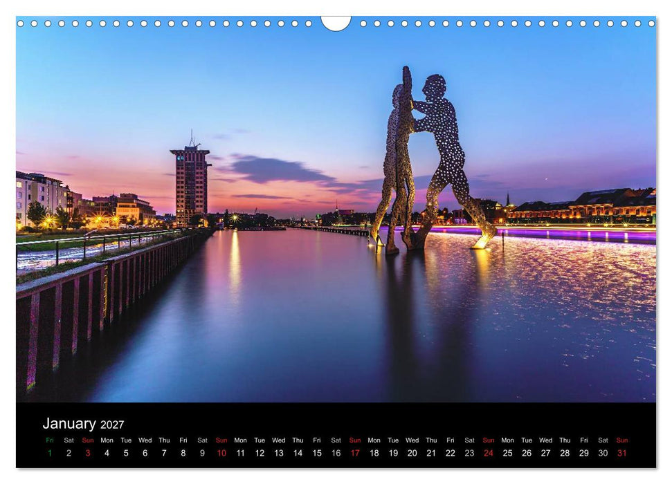 Sunsets of Berlin (CALVENDO Monthly Calendar 2027)