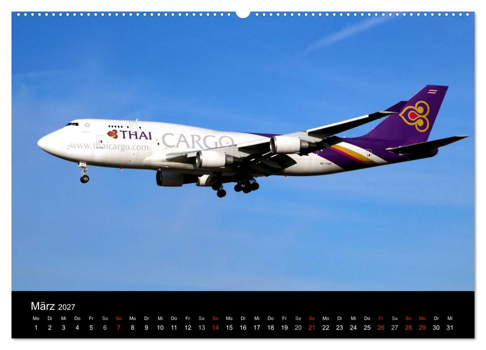 Internationale Frachtflugzeuge (CALVENDO Premium Wandkalender 2027)