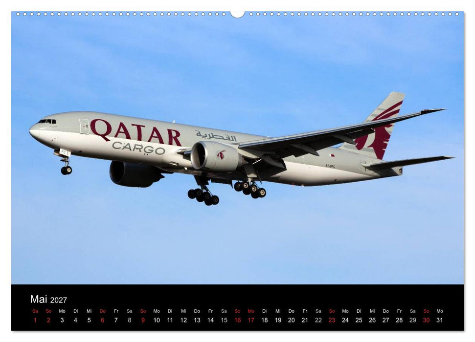 Internationale Frachtflugzeuge (CALVENDO Premium Wandkalender 2027)