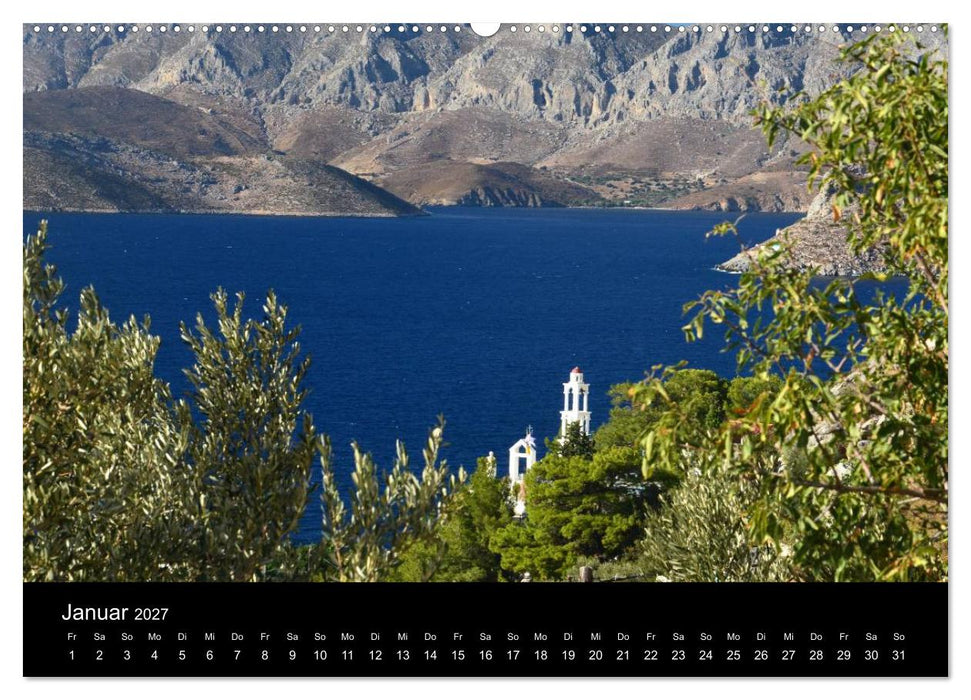Dodekanes - Impressionen aus Kos, Kalymnos und Nisyros (CALVENDO Wandkalender 2027)