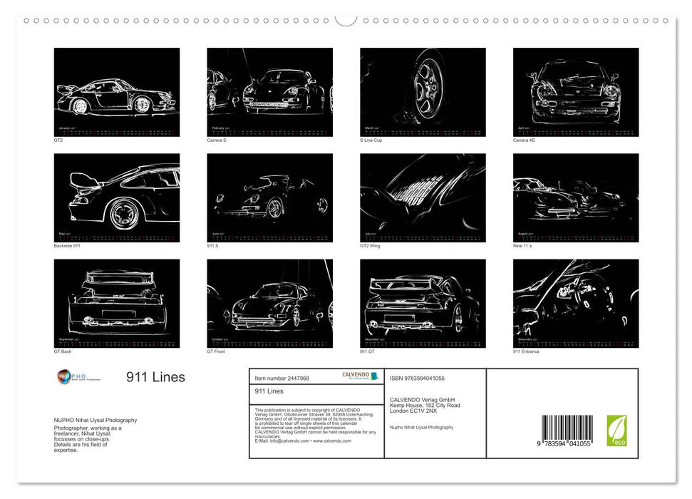 911 Lines (CALVENDO Premium-Calendar 2027)
