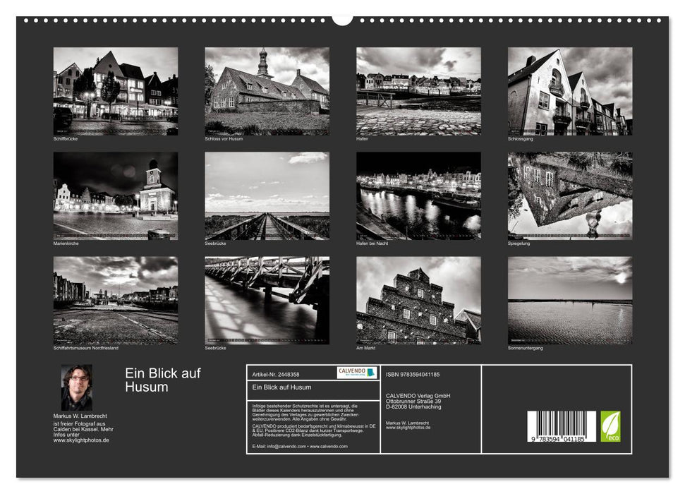 Ein Blick auf Husum (CALVENDO Premium Wandkalender 2027)