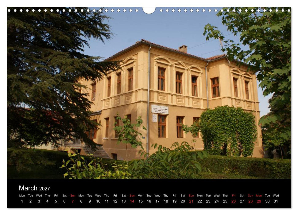 Monuments of Kosovo 2027 (CALVENDO Monthly Calendar 2027)