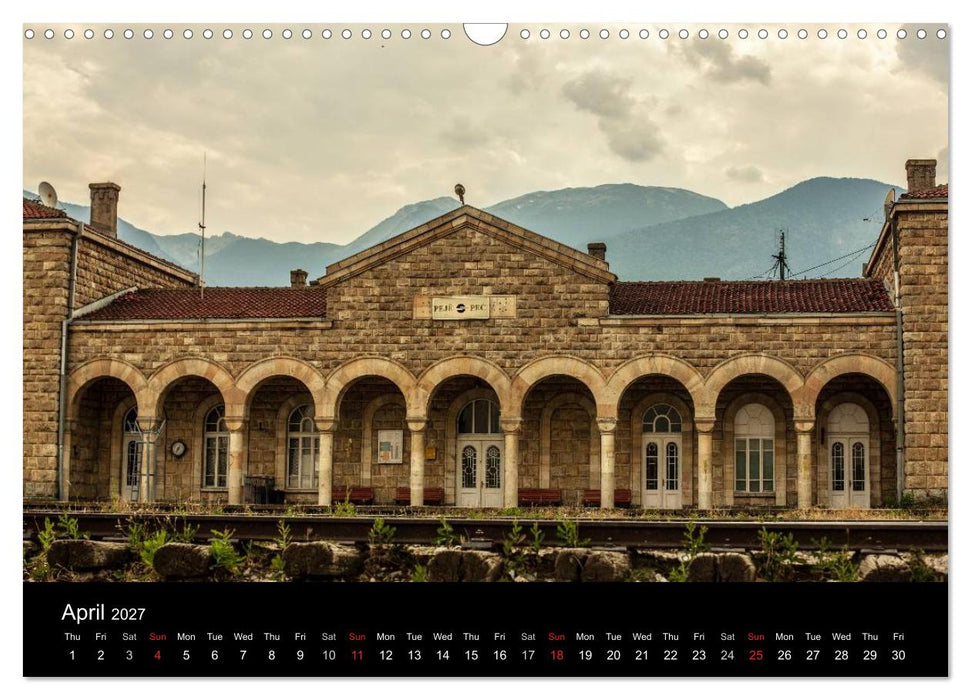 Monuments of Kosovo 2027 (CALVENDO Monthly Calendar 2027)