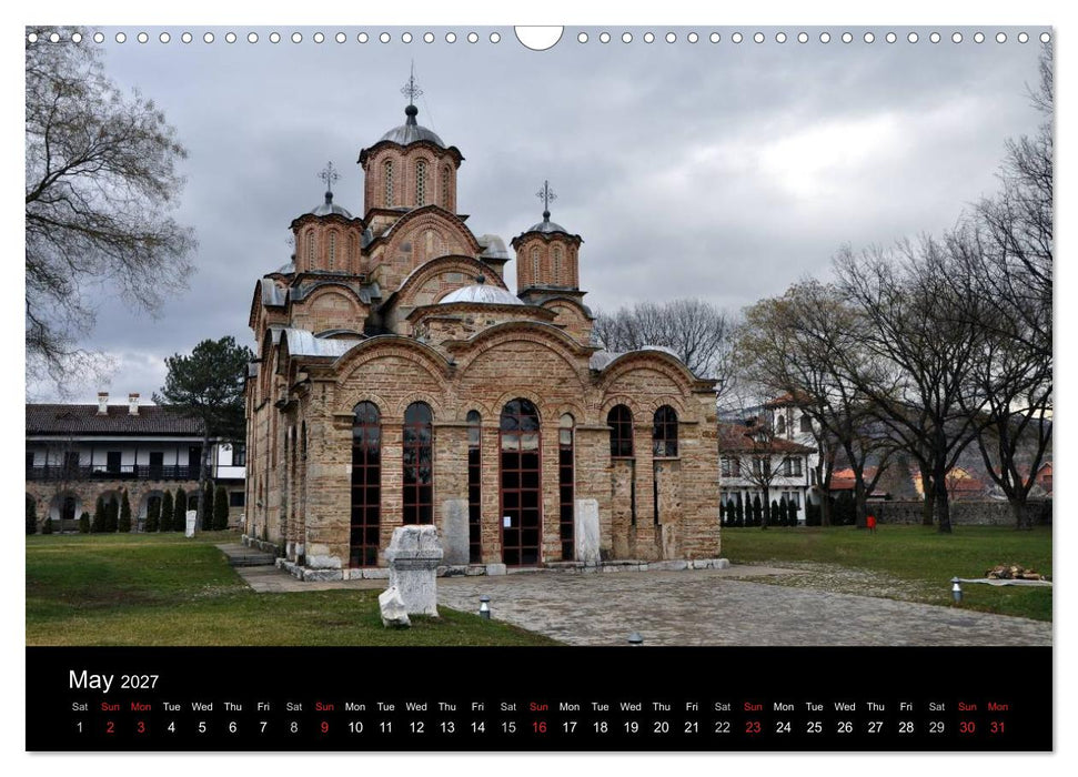 Monuments of Kosovo 2027 (CALVENDO Monthly Calendar 2027)