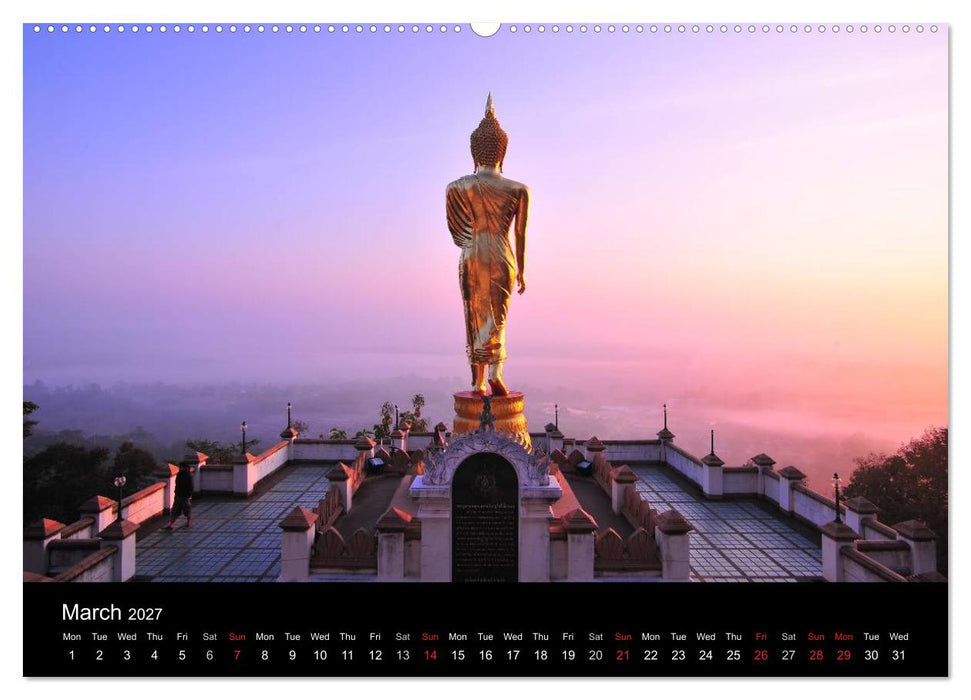 Monuments of Thailand 2027 (CALVENDO Premium-Calendar 2027)