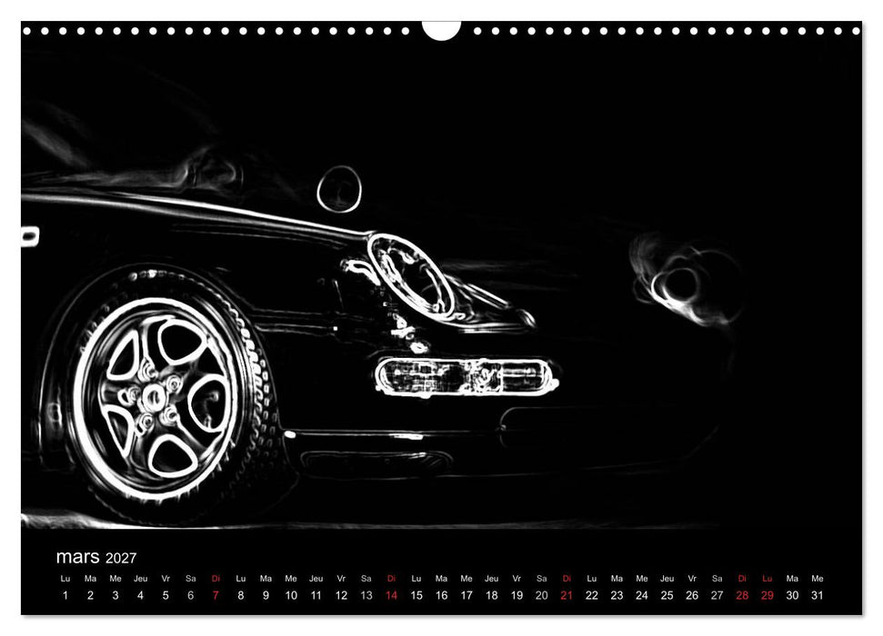 911 Lignes (CALVENDO Calendrier mensuel 2027)