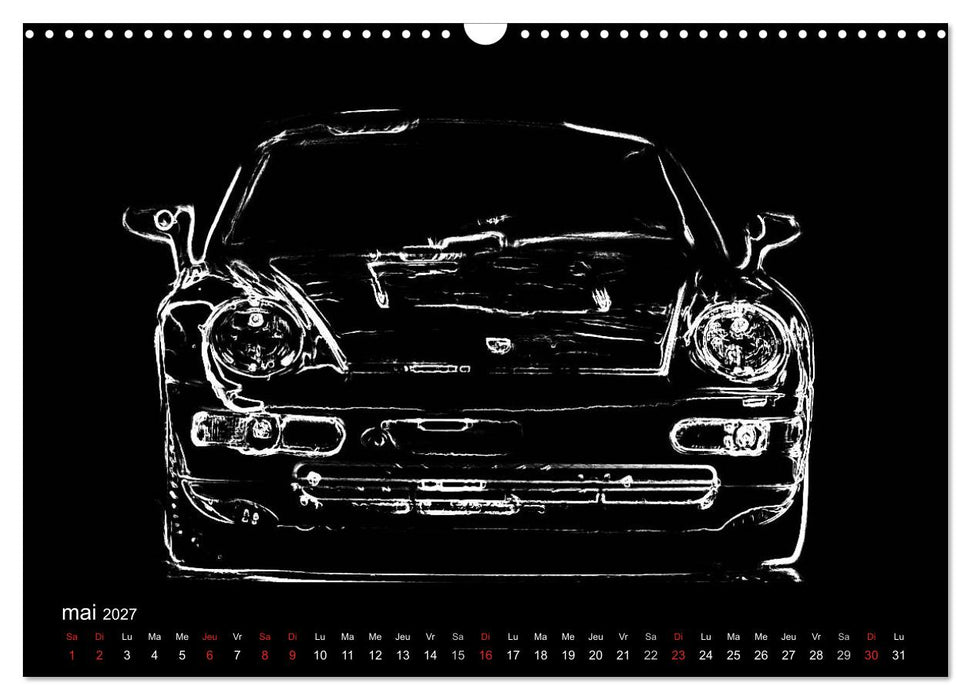 911 Lignes (CALVENDO Calendrier mensuel 2027)