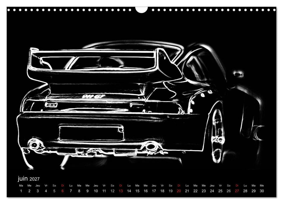 911 Lignes (CALVENDO Calendrier mensuel 2027)