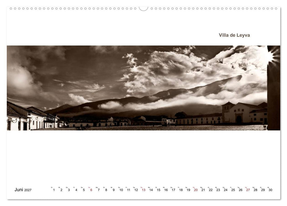 Kolumbien - Land der Farben und des Lichts (CALVENDO Wandkalender 2027)