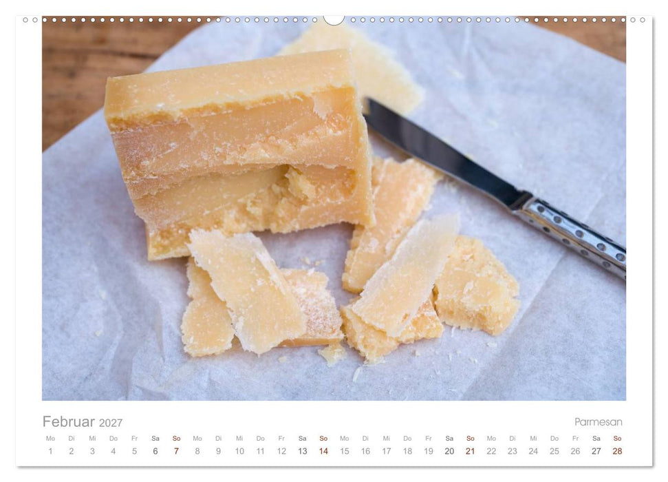 Der Käsekalender Edel und lecker (CALVENDO Wandkalender 2027)