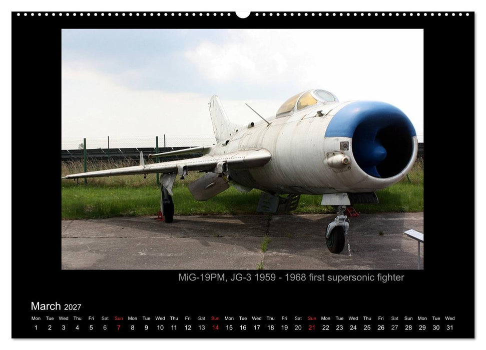 Airplanes and Helicopters of NVA 1957 - 1991 (CALVENDO Premium-Calendar 2027)