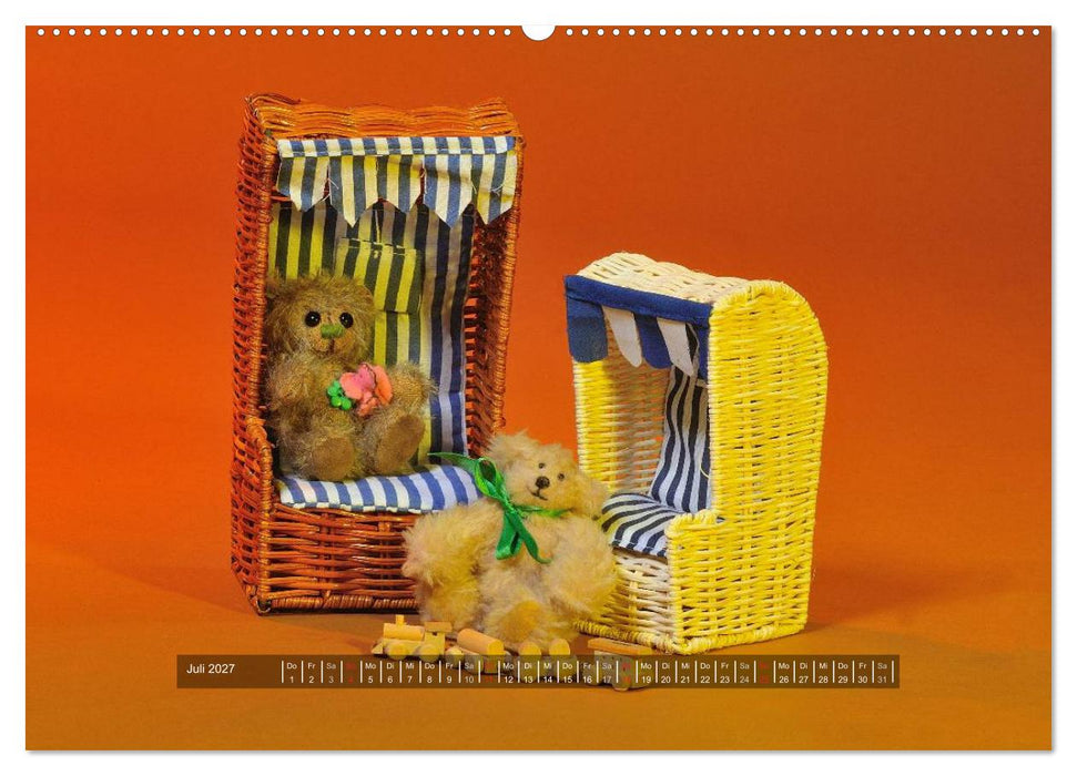 Die Teddys sind los (CALVENDO Premium Wandkalender 2027)