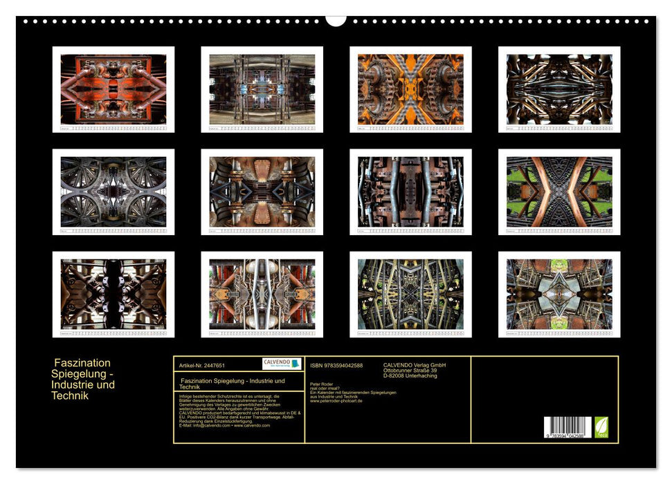 Faszination Spiegelung - Industrie und Technik (CALVENDO Wandkalender 2027)