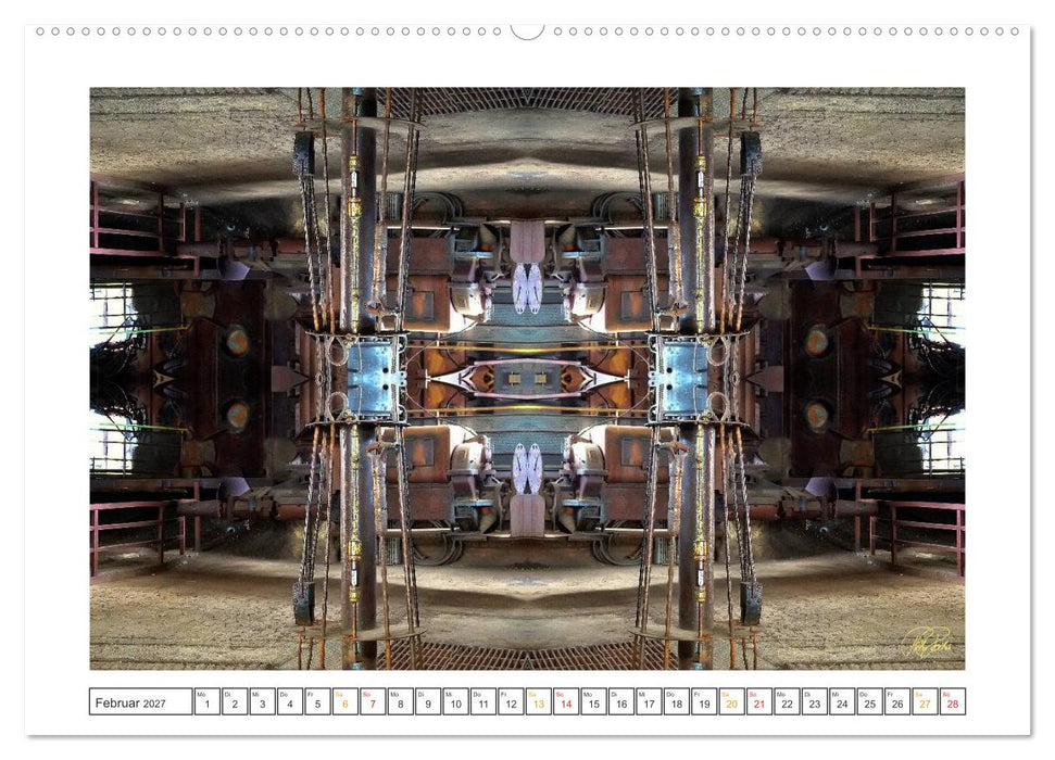 Faszination Spiegelung - Industrie und Technik (CALVENDO Wandkalender 2027)