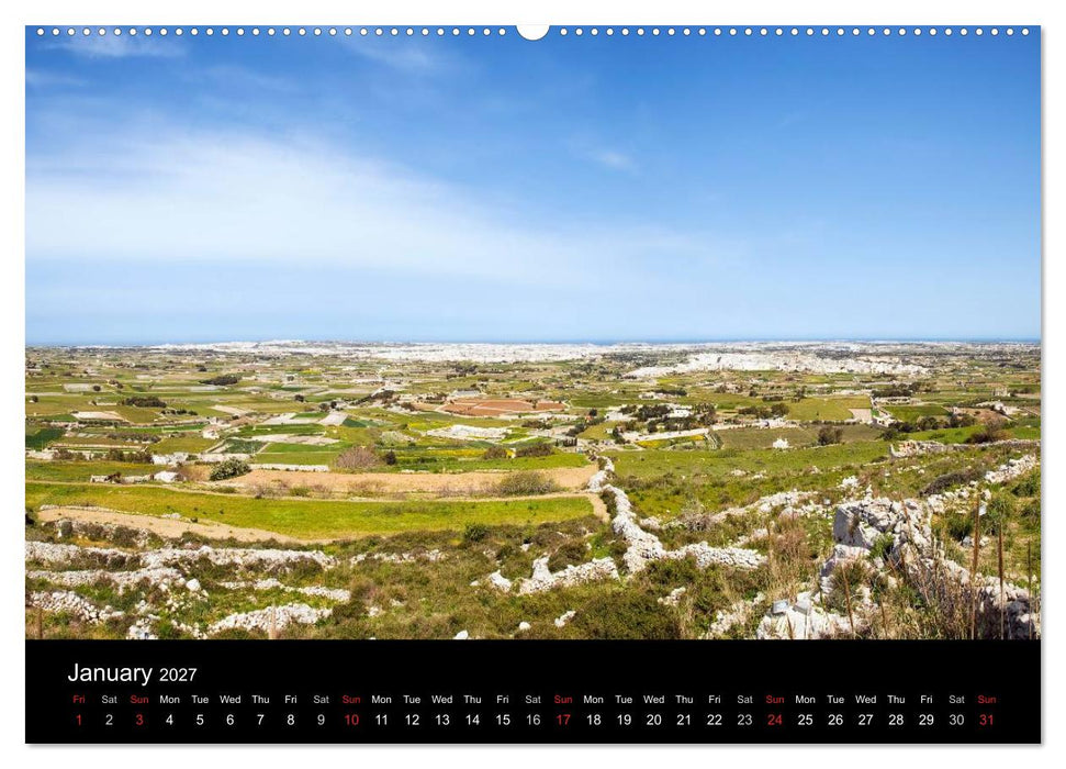 Malta. The sunny island full of charm. (CALVENDO Premium-Calendar 2027)