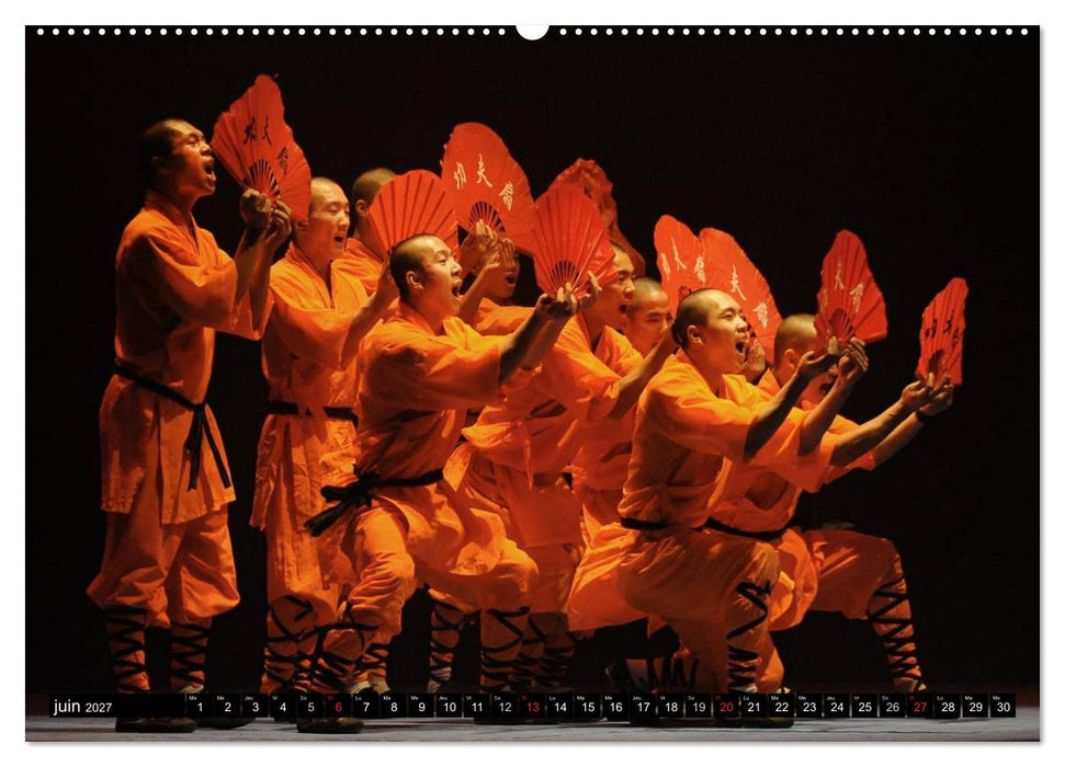 Kung Fu du Mont Song (CALVENDO Calendrier supérieur 2027)