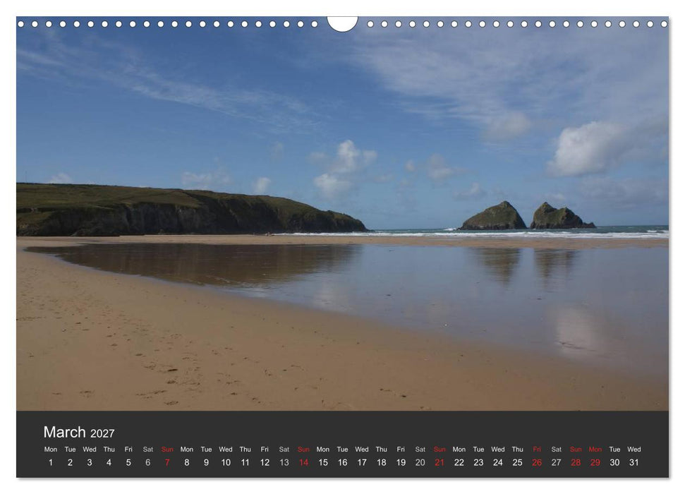 Sights and Views in Cornwall (CALVENDO Monthly Calendar 2027)