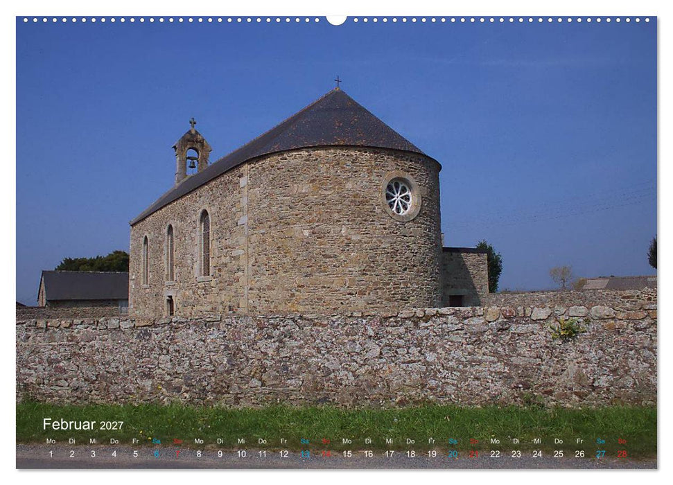 Bretagne - Sehnsucht in Blau (CALVENDO Wandkalender 2027)