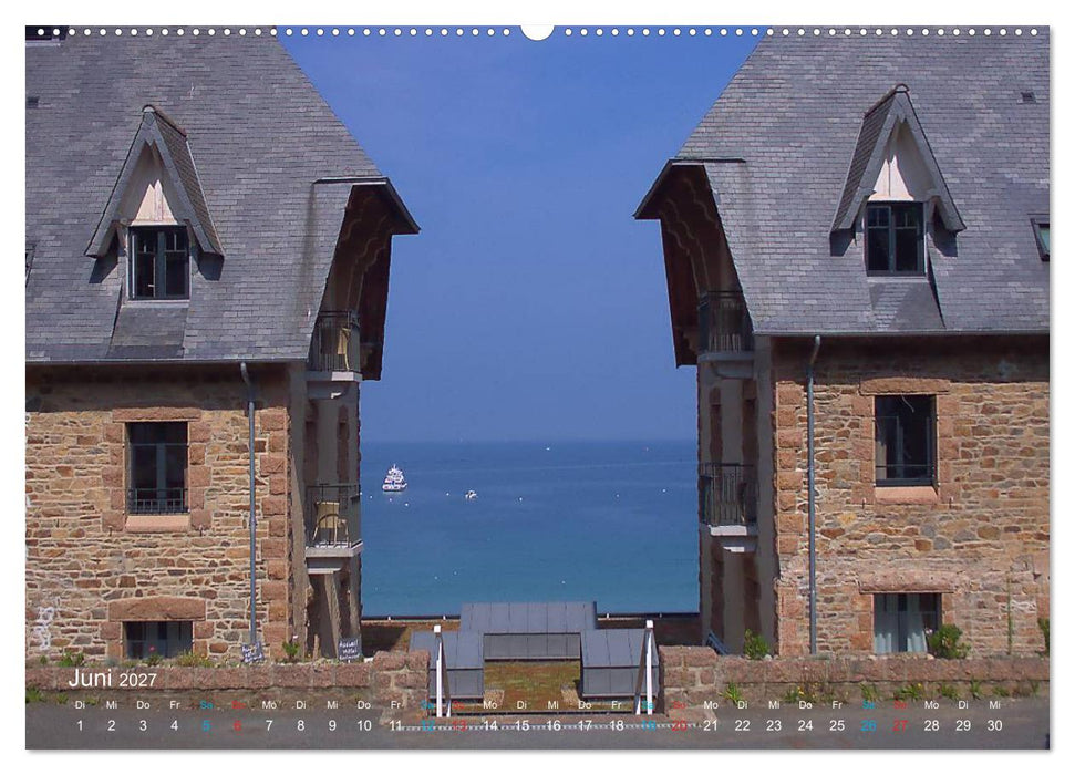 Bretagne - Sehnsucht in Blau (CALVENDO Wandkalender 2027)